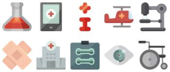 Hospital Icon-Paket
