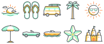 Summer icon pack