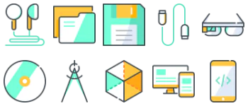 Digital design tools pakiet ikon