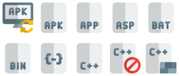 Web Apps Coding Files paquete de iconos