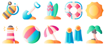 Beach アイコンパック