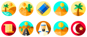 Desert icon pack