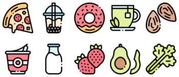 Summer Food and Drinks icon pack
