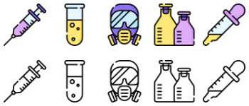 Laboratory icon pack