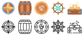 Pirates icon pack