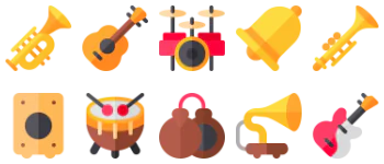 Music Instruments icon pack