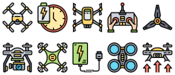 Drone Icon-Paket