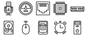Computer paquete de iconos