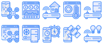 Internet of things icon pack