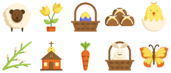 Easter icon pack