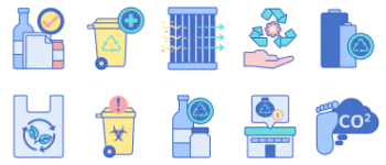 Recycling Center 图标包