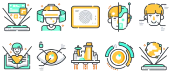 Future World gói biểu tượng