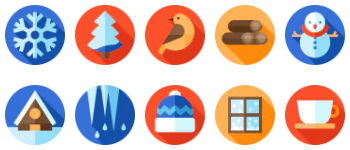 Winter набір іконок