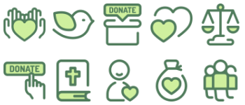 Charity pacote de ícones