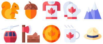 Canada paquete de iconos