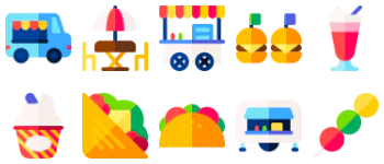 Street Food gói biểu tượng