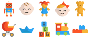 Kids Elements icon pack