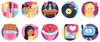 Weeding набір іконок