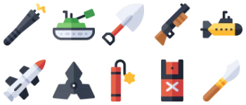 Weapons pakiet ikon