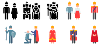 Royalty pictograms
