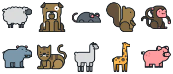 Animals Icon-Paket