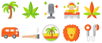 Reggae icon pack