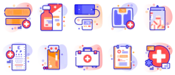 Медицинский набор иконок