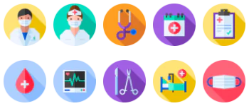 Hospital icon pack