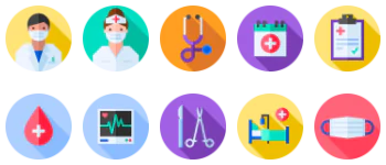 Hospital Icon-Paket