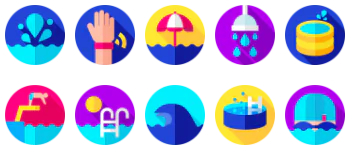 Water Park icon pack