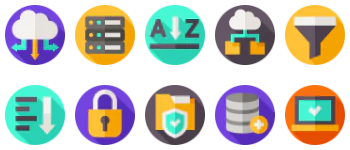 Database and Servers 图标包