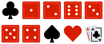 Casino & gambling набір іконок