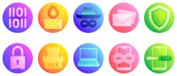 Hacker gói biểu tượng