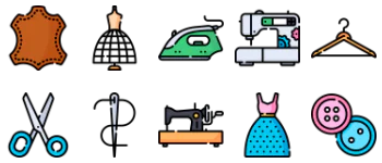 Sewing Icon-Paket
