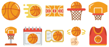 Basketball pakiet ikon