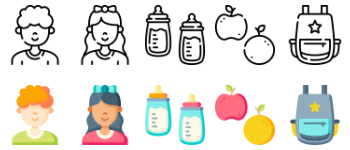 Children icon pack
