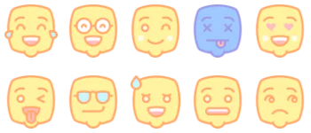 Emoji paquete de iconos