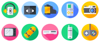 Девяностые годы набор иконок