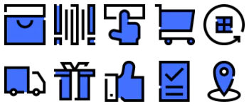 Shopping and Retail Icon-Paket