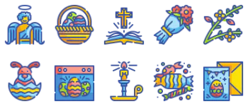 Easter icon pack