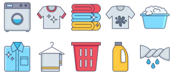 Laundry icon pack