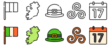 Ireland Icon-Paket