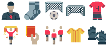 Football Elements gói biểu tượng