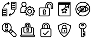 GDPR paquete de iconos