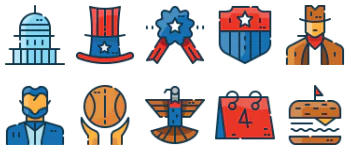 USA icon pack
