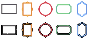 Frames icon pack