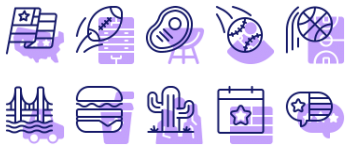 USA icon pack