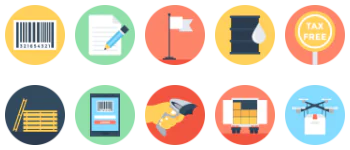 Global Logistics 아이콘 팩