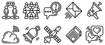 Telecommunications gói biểu tượng