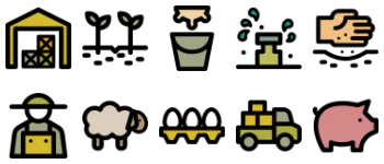 Farm Set paquete de iconos